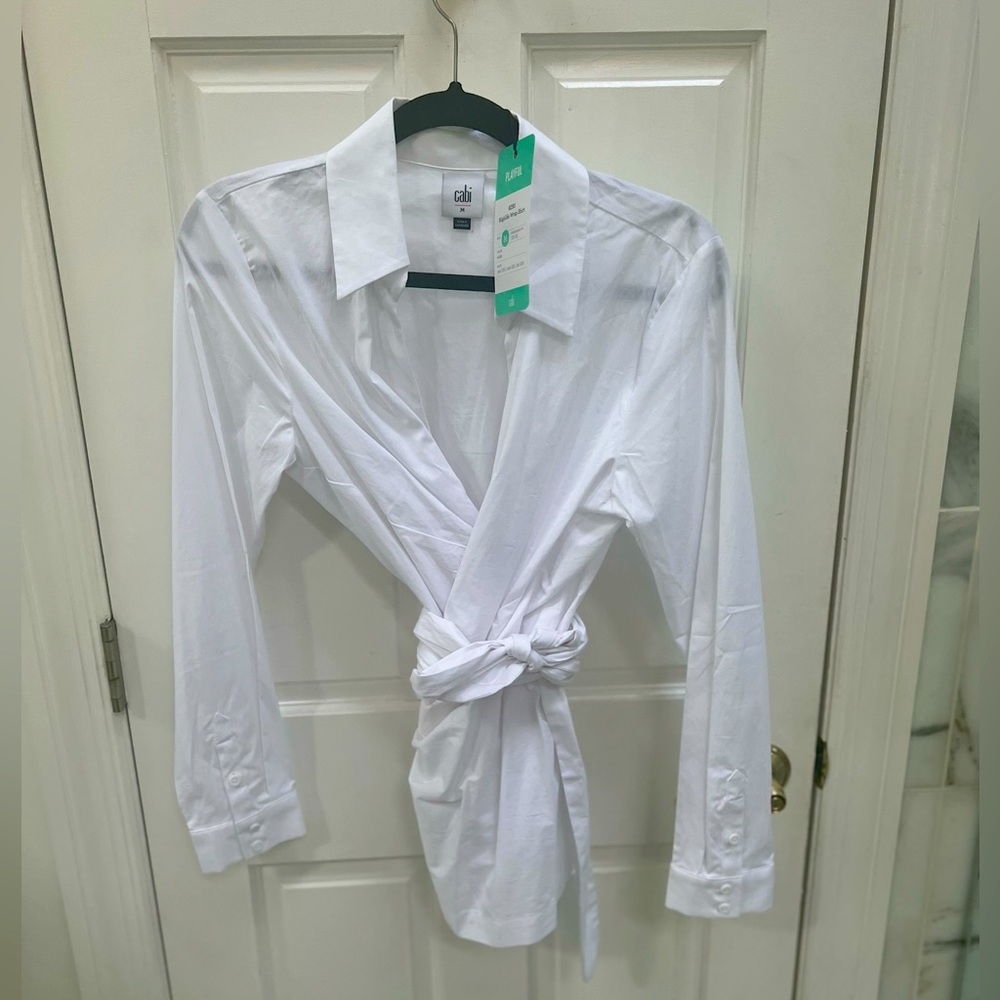 NWT Cabi Highlife Wrap Top Size M